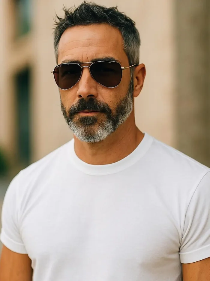 Óculos inspiração Ray ban marrom