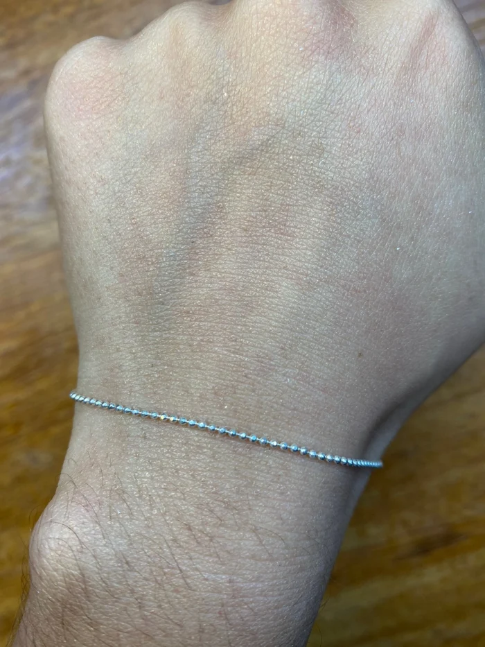 Pulseira mini bolinhas (Prata 925)