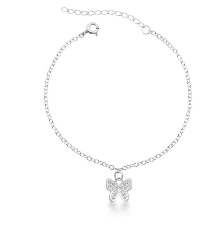 Pulseira borboleta crav.
